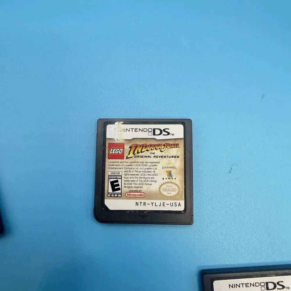 Nintendo DS Game Lot 5 LEGO Ninjago Indiana Jones Scribblenauts Hot Wheels